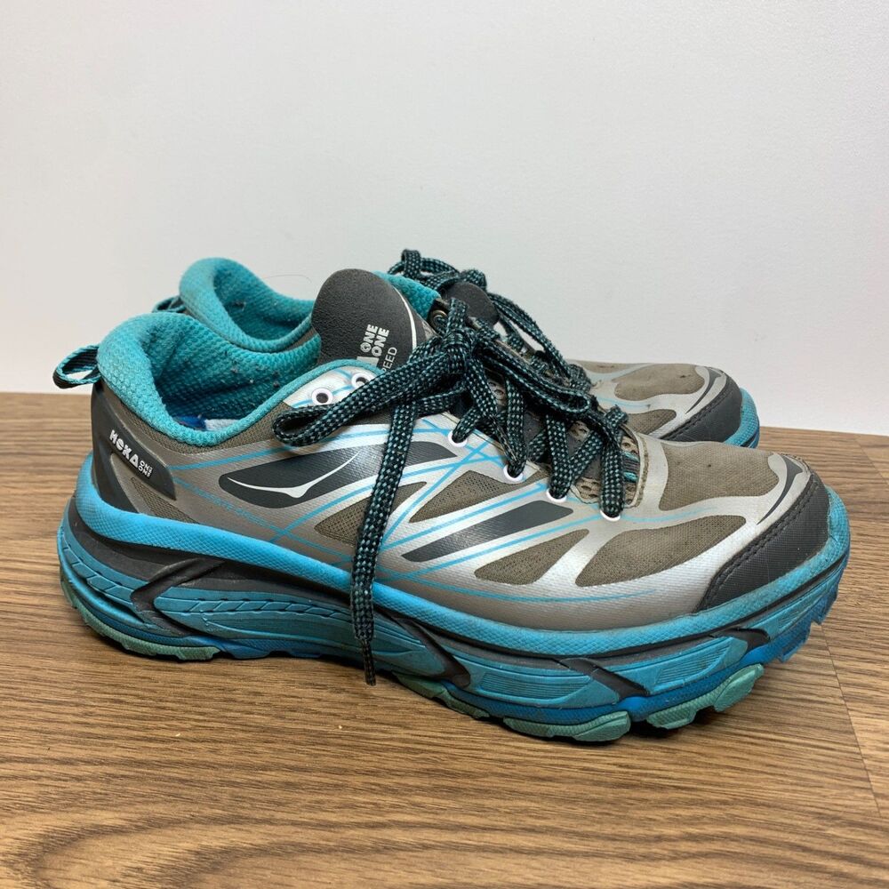 HOKA ONE ONE WOMENS‎ SNEAKERS F10014J Size 8.5 BLUE SHOES